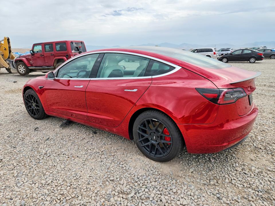 2020 Tesla Model 3 VIN 5YJ3E1EC7LF714737 COPART salvage auction — MINOR DENT/SCRATCHES, Salvage Title, sold $7,200 on 2026-09-04 (photo 2)