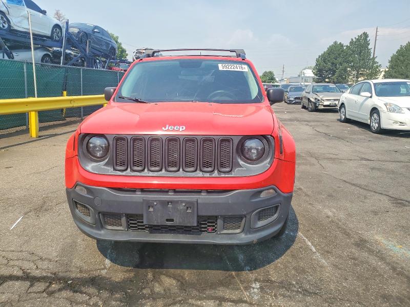 2017 Jeep Renegade VIN ZACCJBAB0HPG03784 COPART salvage auction — MINOR DENT/SCRATCHES, Co - Dis/Dlr/Exp Only Clean Title, sold $550 on 2026-07-09 (photo 5)