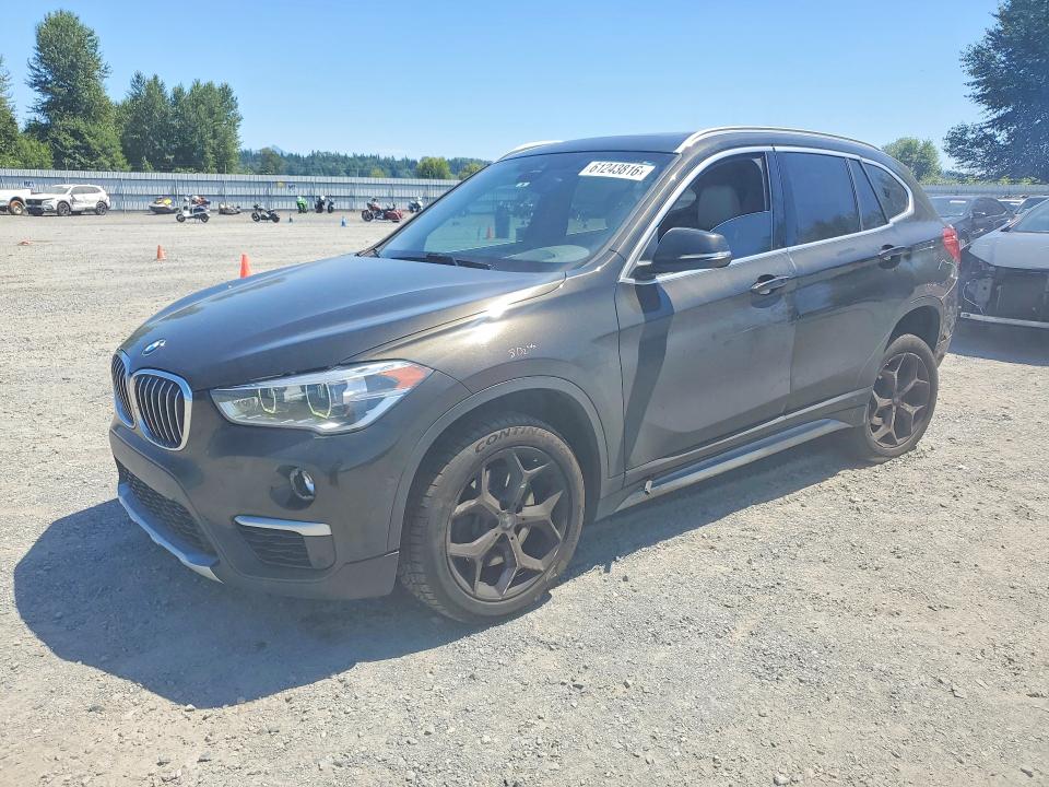 2018 BMW X1 VIN WBXHT3C3XJ3H30621 COPART salvage auction — REAR END, Wa - Bill Of Sale, sold $175 on 2026-07-27 (photo 1)