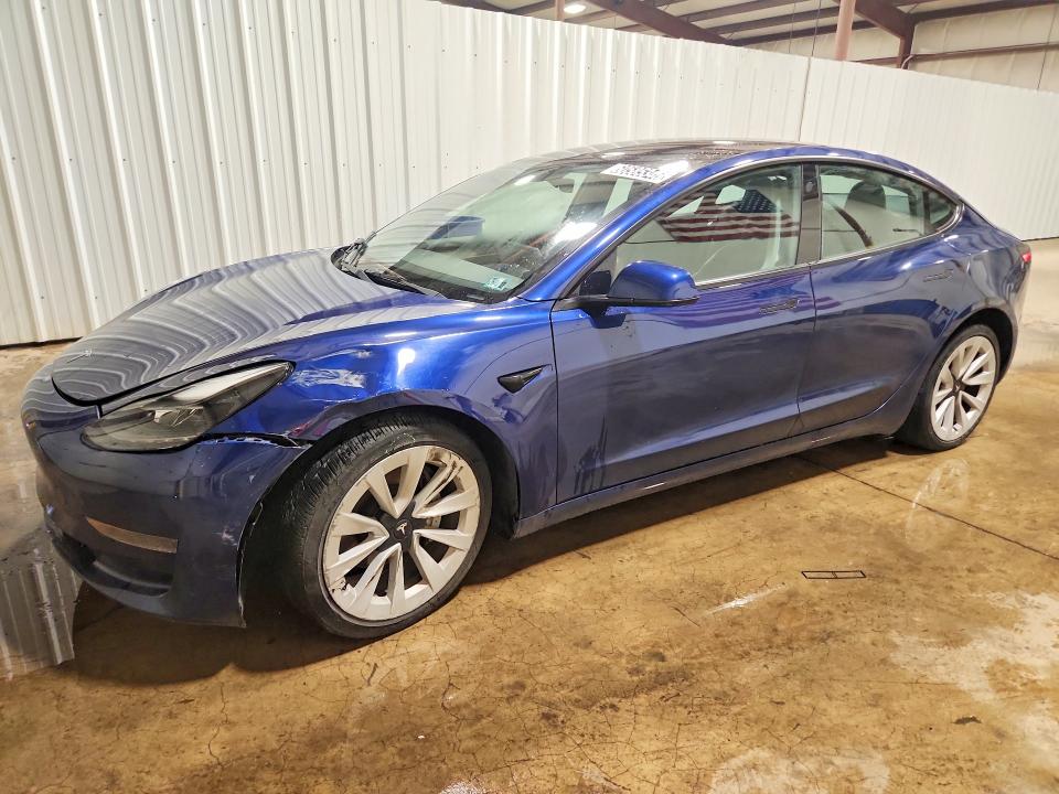 2022 Tesla Model 3 VIN 5YJ3E1EA4NF368938 COPART salvage auction — FRONT END, FL - CERTIFICATE OF TITLE, sold $9,200 on 2026-07-20 (photo 1)