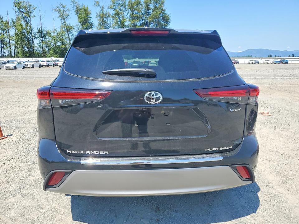 2026 Toyota Highlander hybrid VIN 5TDEBRCH5TS718358 COPART salvage auction — MINOR DENT/SCRATCHES, WA - VEHICLE CERT OF OWNERSHIP-TITL, sold $43,500 on 2026-08-27 (photo 6)