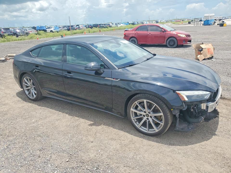 2025 Audi A5 VIN WAUDACF56SA008018 COPART salvage auction — FRONT END, Fl - Cert Of Title Slvg Rebuildable, sold $16,100 on 2026-07-13 (photo 4)
