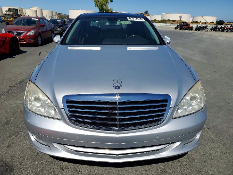 2007 Mercedes-benz S class VIN WDDNG71X37A053792 COPART salvage auction — VANDALISM, Ca - Salvage Certificate, sold $3,200 on 2026-07-22 (photo 5)