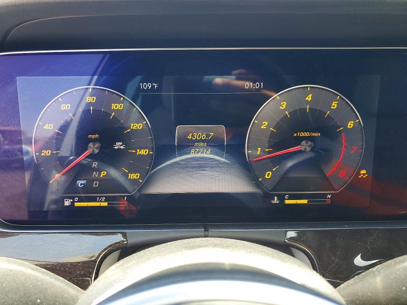 2020 Mercedes-benz VIN WDDZF6JB1LA697675 COPART salvage auction — FRONT END, Ca - Salvage Certificate, sold $4,650 on 2026-07-23 (photo 9)