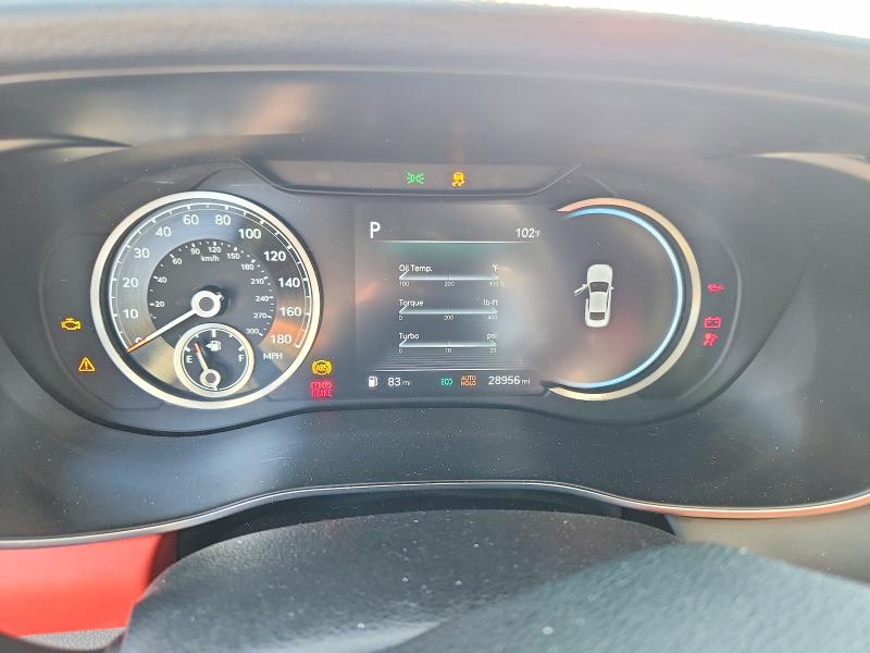 2023 Genesis G70 VIN KMTG54TE6PU123885 COPART salvage auction — FRONT END, CA - SALVAGE CERTIFICATE, sold $5,900 on 2026-09-01 (photo 8)