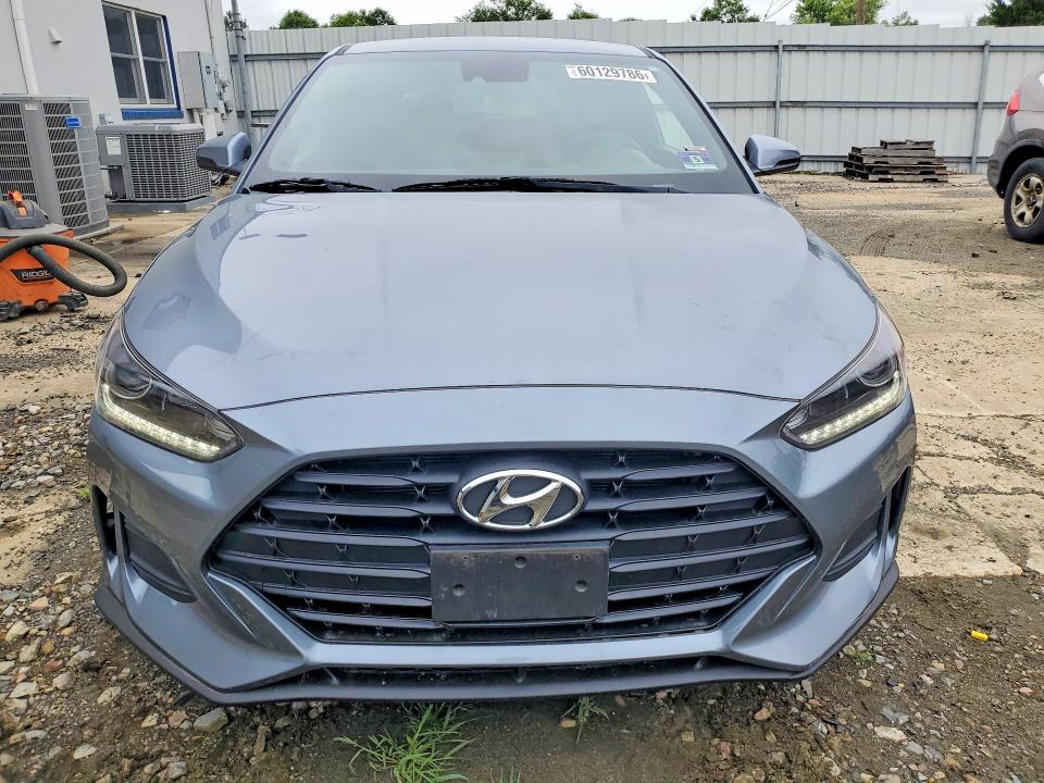 2019 Hyundai Veloster VIN KMHTG6AF1KU017962 COPART salvage auction — UNDERCARRIAGE, Nj - Cert Of Title-Salvage, sold $2,100 on 2026-07-22 (photo 5)