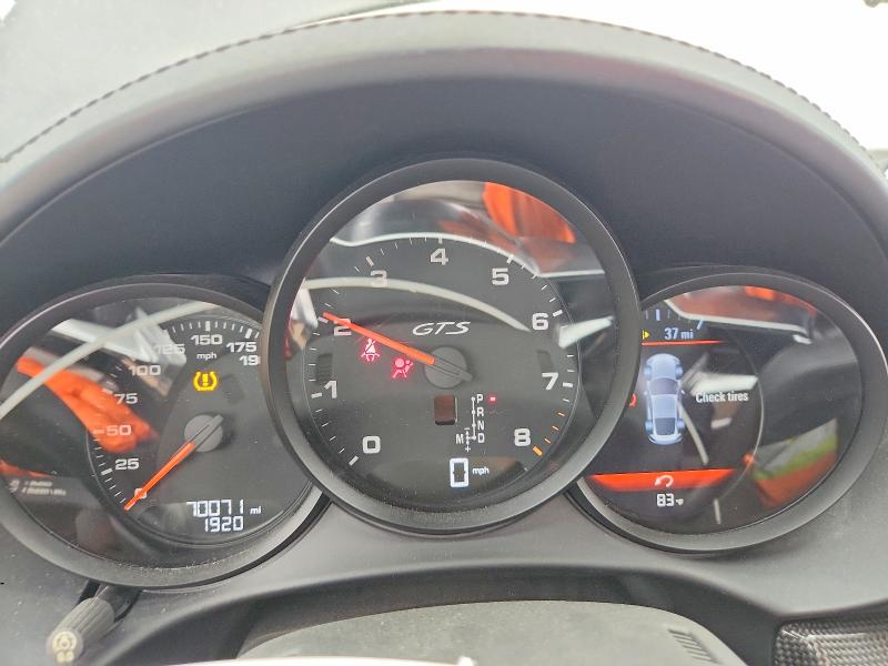 2019 Porsche Cayman VIN WP0AB2A89KS278143 COPART salvage auction — FRONT END, Il - Salvage Certificate, sold $26,250 on 2026-09-10 (photo 9)