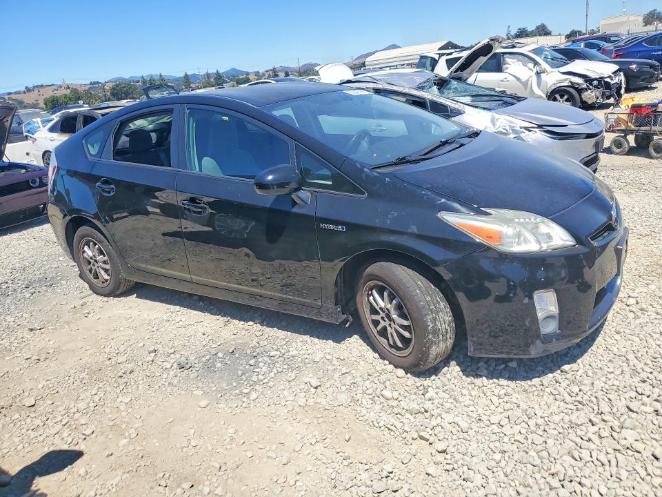 2011 Toyota Prius VIN JTDKN3DU6B0257174 COPART salvage auction — VANDALISM, Ca - Salvage Certificate, sold $625 on 2026-07-14 (photo 4)