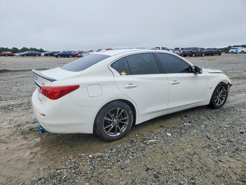 2017 Infiniti Q50 VIN JN1EV7AR6HM838294 COPART salvage auction — FRONT END, Ga - Cert Of Title-Salvage, sold $2,750 on 2026-09-09 (photo 3)