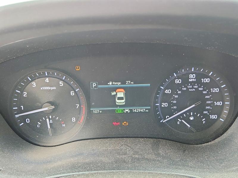 2018 Genesis G80 VIN KMHGN4JE0JU235215 COPART salvage auction — FRONT END, Ga - Certificate Of Title, sold $1,250 on 2026-07-28 (photo 9)