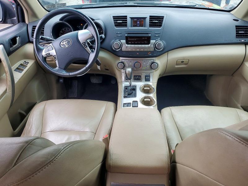 2012 Toyota Highlander VIN 5TDBK3EH9CS099244 COPART salvage auction — FRONT END, Pa - Certificate Of Salvage, sold $2,950 on 2026-07-31 (photo 8)