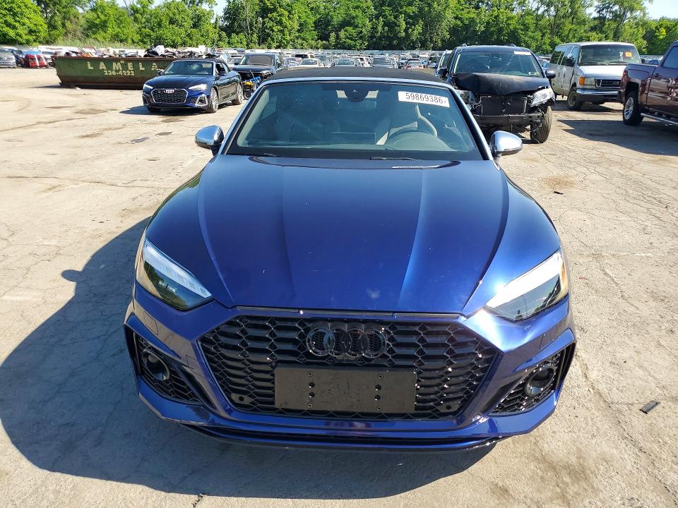 2024 Audi Rs5 VIN WAUW4GF58RN000190 COPART salvage auction — WATER/FLOOD, Nj - Cert Of Title-Salvage Flood, sold $18,200 on 2026-07-24 (photo 5)