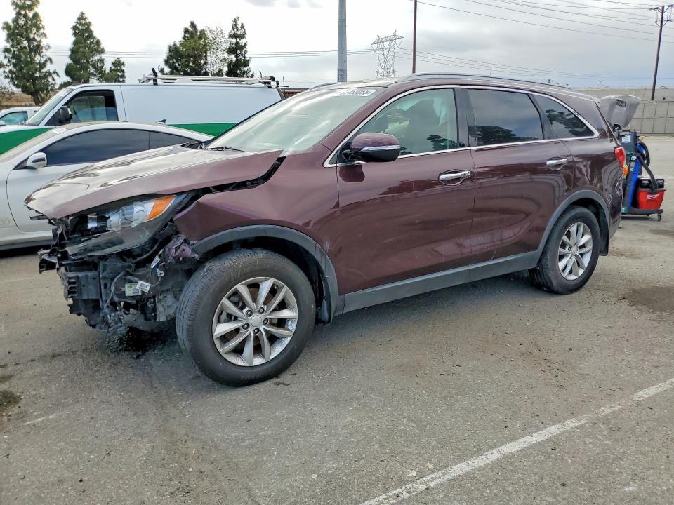 2017 Kia Sorento VIN 5XYPG4A38HG280797 COPART salvage auction — FRONT END, Ca - Acq Bos - Post Sale - Salvage, sold $950 on 2026-07-12 (photo 1)