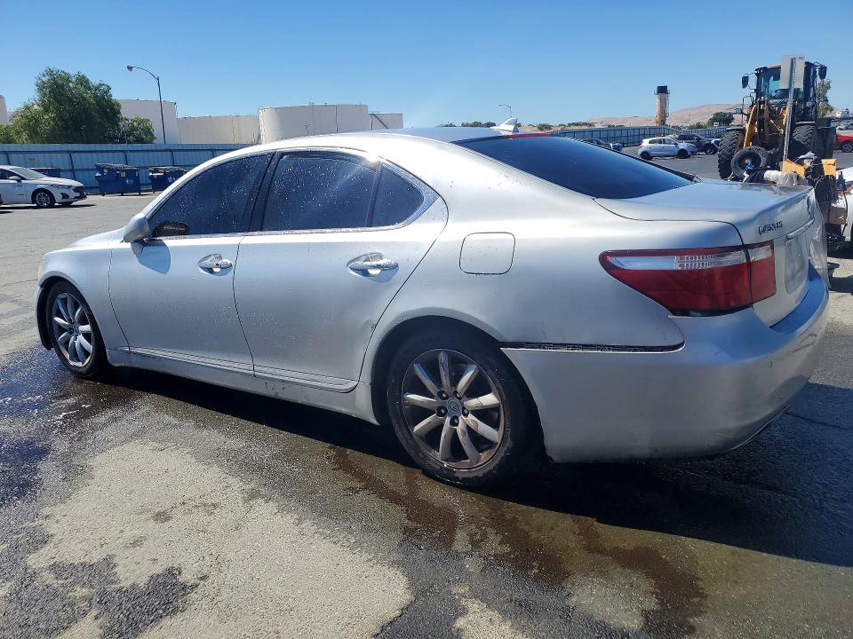 2007 Lexus Ls 460 VIN JTHBL46F975025025 COPART salvage auction — UNDERCARRIAGE, CA - CERTIFICATE OF TITLE (P), sold $175 on 2026-07-28 (photo 2)
