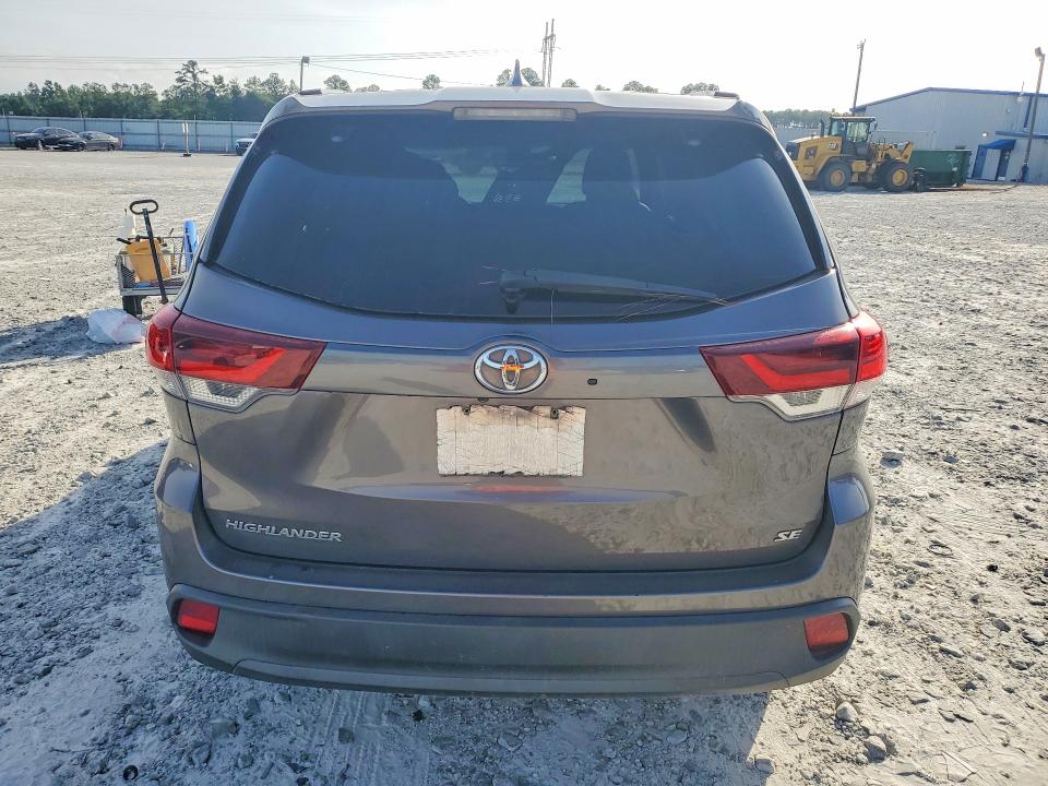 2019 Toyota Highlander VIN 5TDKZRFH2KS326446 COPART salvage auction — FRONT END, Ga - Cert Of Title-Salvage, sold $8,000 on 2026-07-27 (photo 6)