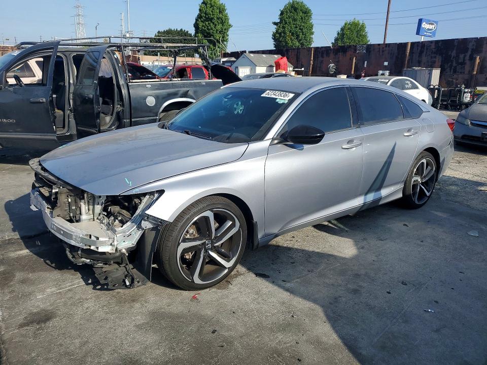 2021 Honda Accord VIN 1HGCV1F37MA123284 — COPART salvage auction photo