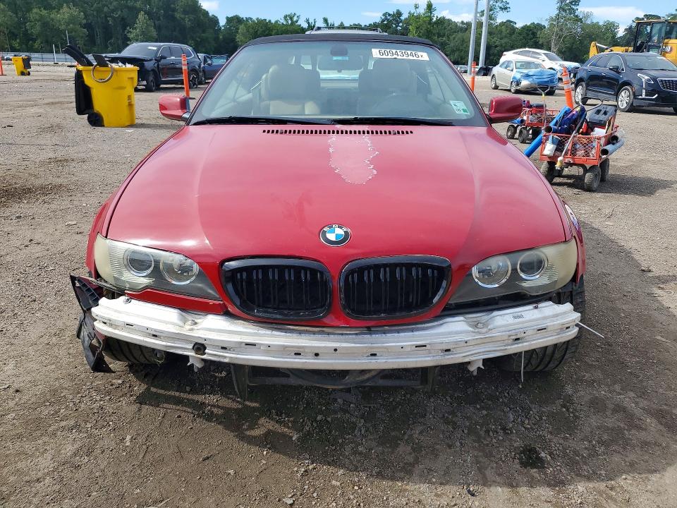 2004 BMW 3 series VIN WBABW53444PL47019 COPART salvage auction — FRONT END, LA - PERMIT TO SELL - RECONSTRUCTED (P), sold $250 on 2026-07-14 (photo 5)