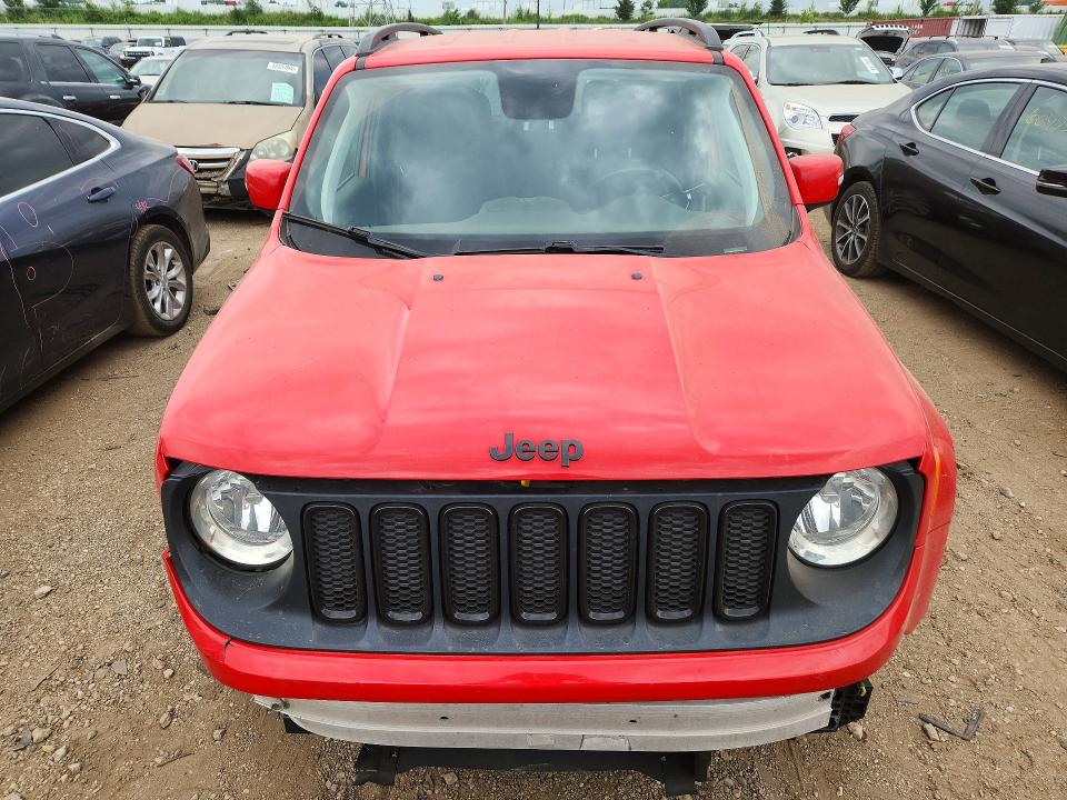 2018 Jeep Renegade VIN ZACCJABB9JPH54900 COPART salvage auction — FRONT END, Il - Certificate Of Title, sold $1,450 on 2026-07-30 (photo 5)