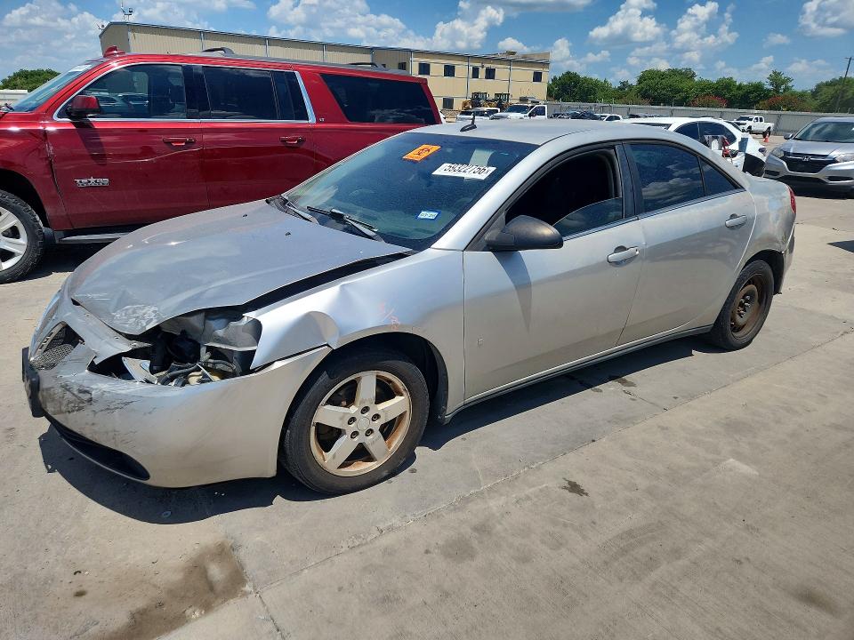 2008 Pontiac G6 VIN 1G2ZF57B184205653 COPART salvage auction — FRONT END, Tx - Salvage Vehicle Title, sold $150 on 2026-08-27 (photo 1)