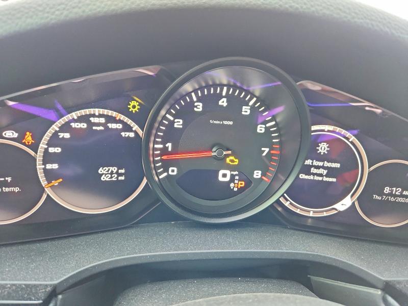 2022 Porsche Cayenne VIN WP1AA2AYXNDA05917 COPART salvage auction — FRONT END, TX - SALVAGE VEHICLE TITLE (P), sold $22,200 on 2026-07-23 (photo 9)