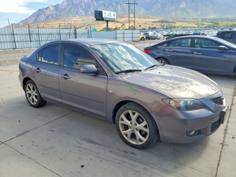 2008 Mazda 3 VIN JM1BK32F281127778 COPART salvage auction — REAR END, UT - SALVAGE CERTIFICATE (P), sold $150 on 2026-07-20 (photo 4)