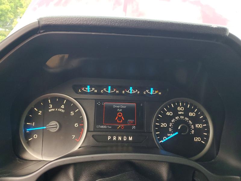 2017 Ford F-150 VIN 1FTEW1CG1HFB74011 COPART salvage auction — DAMAGE HISTORY, Salvage Title, sold $13,000 on 2026-07-29 (photo 9)