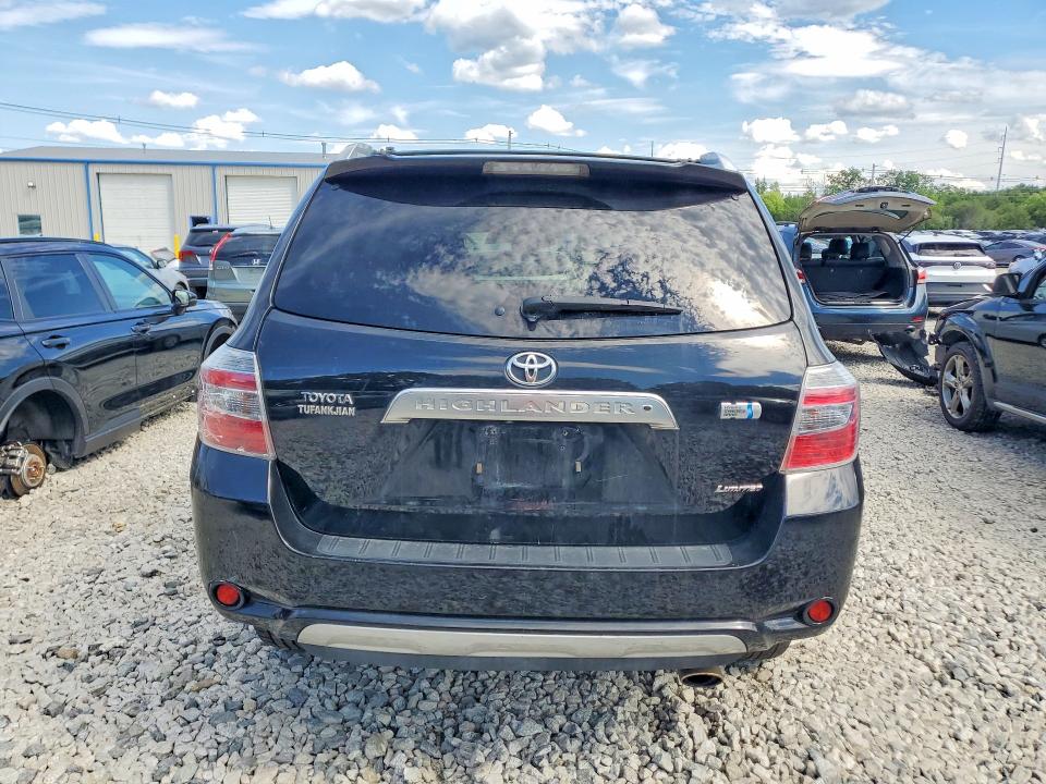 2008 Toyota Highlander hybrid VIN JTEEW44A082004981 COPART salvage auction — FRONT END, MA - CERT OF TITLE-RECONSTRCTD COLL, sold $400 on 2026-07-23 (photo 6)
