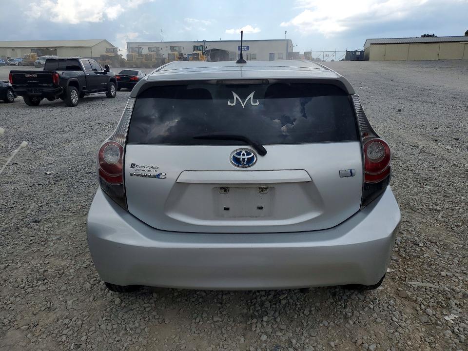 2013 Toyota Prius c VIN JTDKDTB34D1541154 COPART salvage auction — FRONT END, TN - SALVAGE CERTIFICATE, sold $225 on 2026-07-30 (photo 6)