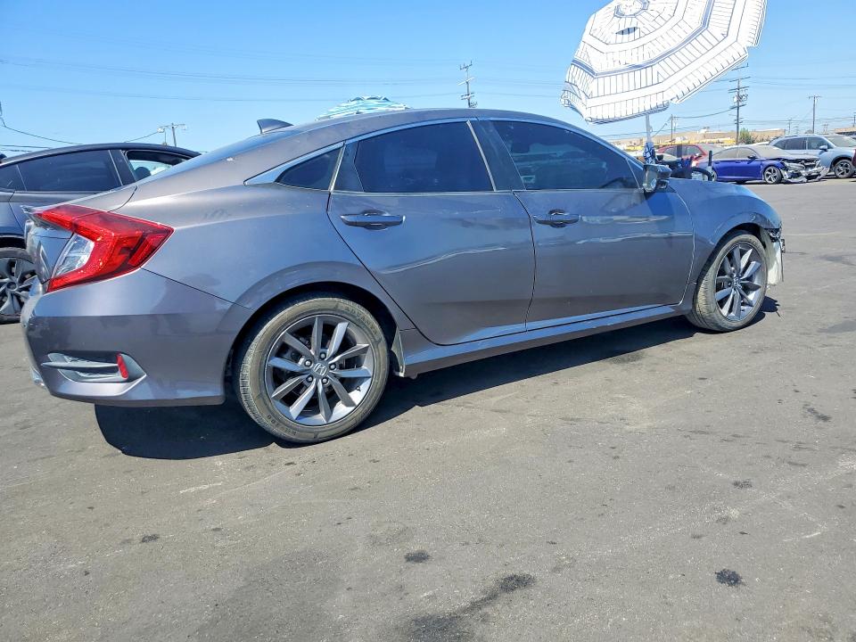 2019 Honda Civic VIN JHMFC1F34KX002710 COPART salvage auction — FRONT END, Ca - Salvage Certificate, sold $2,450 on 2026-07-20 (photo 3)