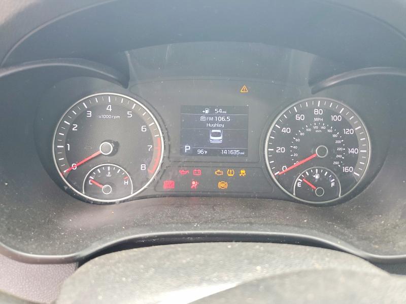 2019 Kia Optima VIN 5XXGT4L35KG279238 COPART salvage auction — REAR END, La - Permit To Sell-Salvage Vehicle, sold $650 on 2026-07-31 (photo 9)