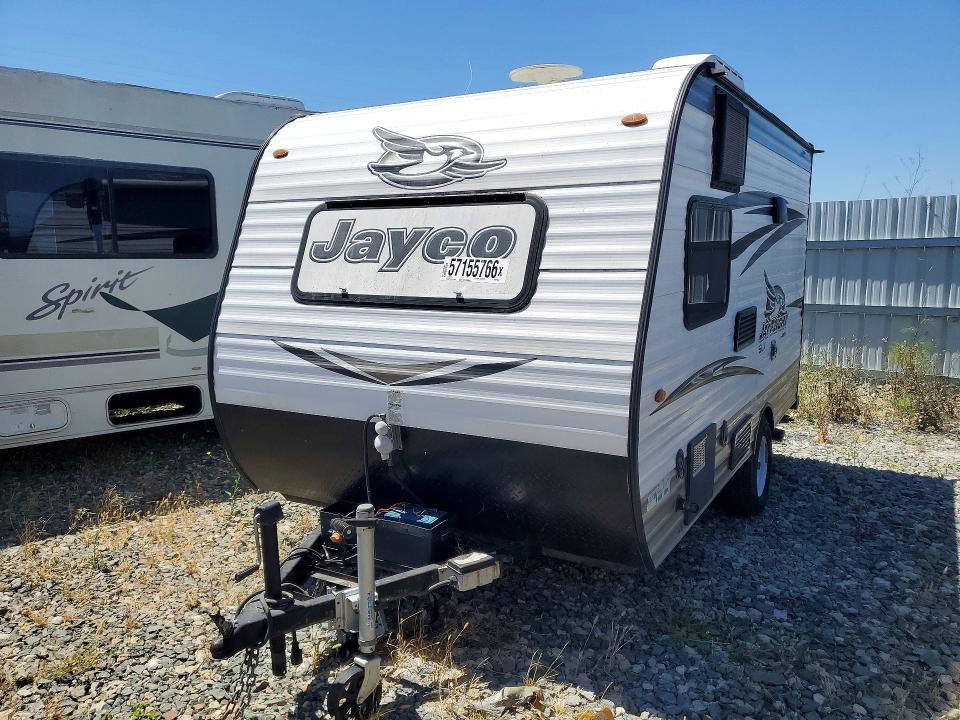 2018 Jayco Jay flight VIN 1UJBJ0AG6J77C0103 COPART salvage auction — VANDALISM, CA - SALVAGE CERTIFICATE, sold $250 on 2026-07-30 (photo 1)