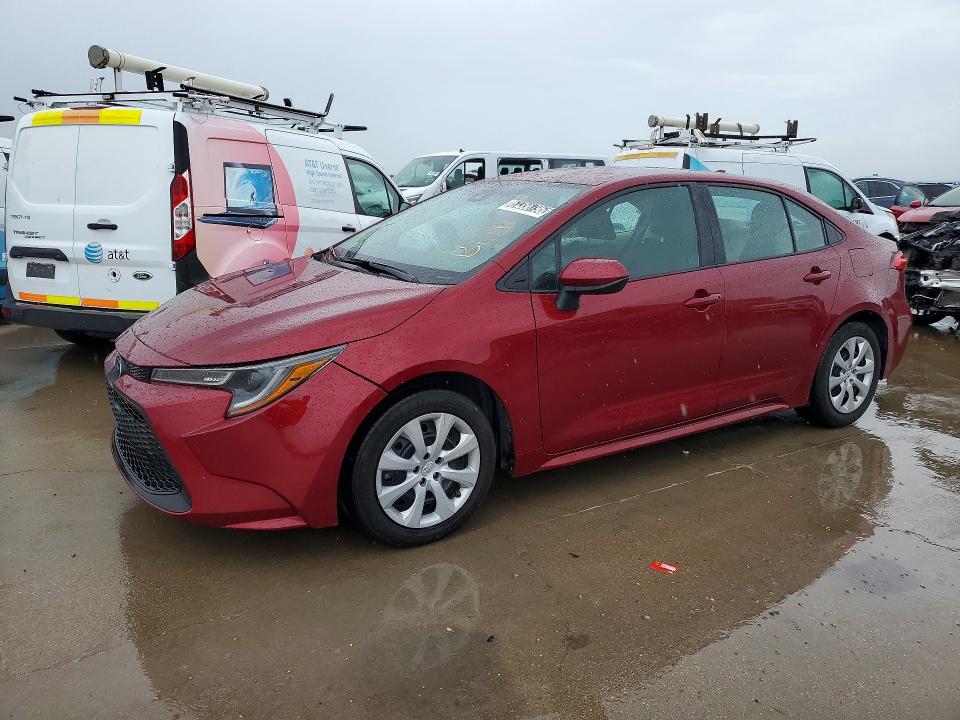 2022 Toyota Corolla VIN 5YFEPMAEXNP359324 COPART salvage auction — FRONT END, Fl - Certificate Of Title, sold $225 on 2026-07-27 (photo 1)