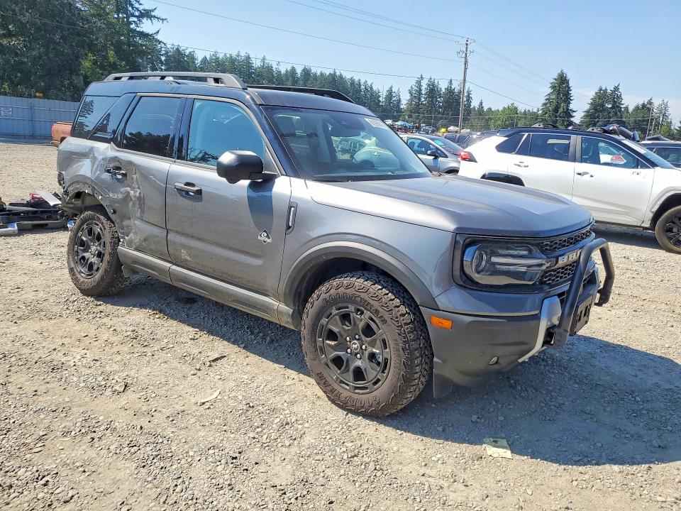 2025 Ford Bronco VIN 3FMCR9CN1SRE71412 COPART salvage auction — REAR END, WA - BILL OF SALE, sold $11,250 on 2026-07-31 (photo 4)