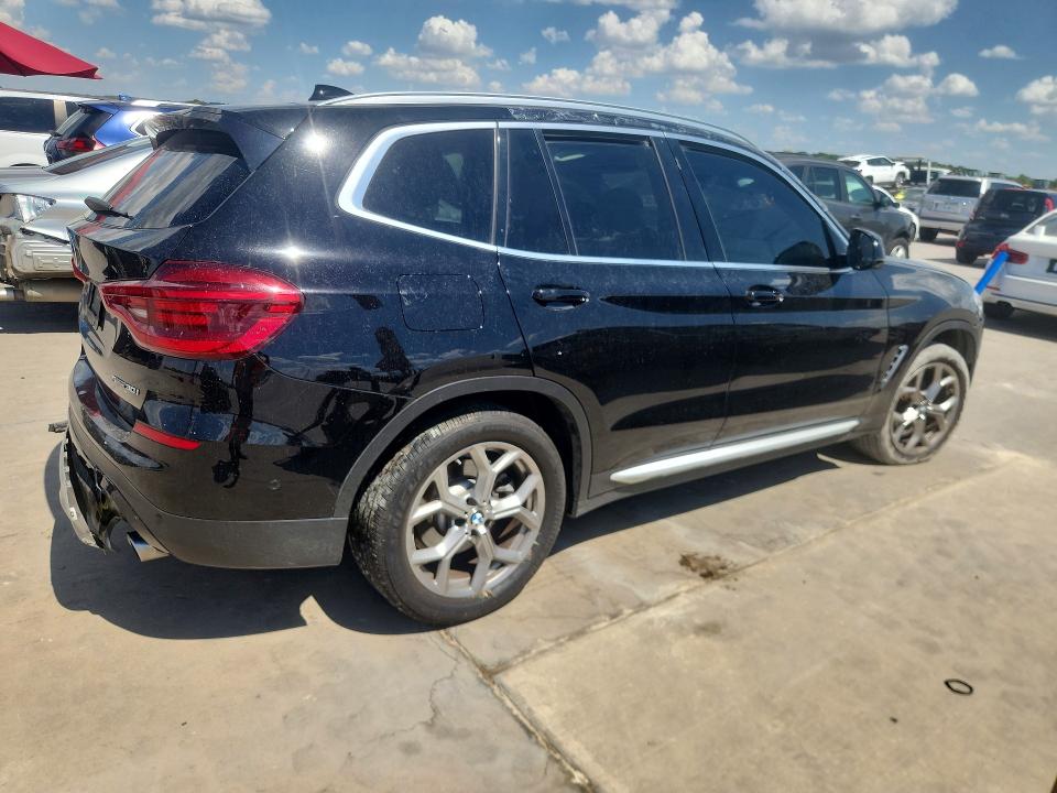 2021 BMW X3 VIN 5UXTY3C01M9H69774 COPART salvage auction — FRONT END, Tx - Certificate Of Title, sold $3,550 on 2026-07-20 (photo 3)