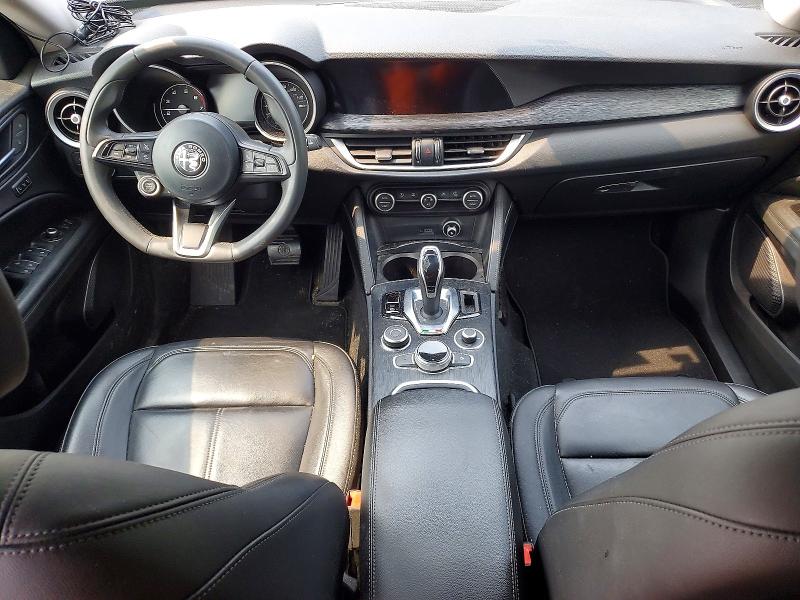 2021 Alfa romeo Stelvio VIN ZASPAKAN1M7D11913 COPART salvage auction — FRONT END, Md - Certificate Of Title, sold $3,700 on 2026-08-04 (photo 8)