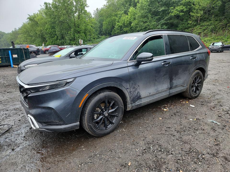2024 Honda Cr-v VIN 7FARS6H90RE000302 COPART salvage auction — SIDE, Ny - Mv-907A Salvage Certificate, sold $9,300 on 2026-07-23 (photo 1)