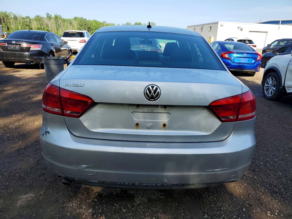 2012 Volkswagen Passat VIN 1VWAH7A32CC009877 COPART salvage auction — FRONT END, On - Permit Salvage, sold $200 on 2026-07-09 (photo 6)