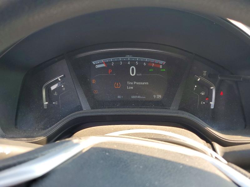 2020 Honda Cr-v VIN 2HKRW2H21LH606566 COPART salvage auction — HAIL, Co - Certificate Of Title, sold $11,900 on 2026-08-19 (photo 9)