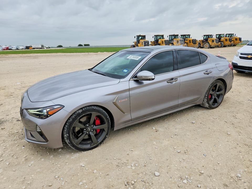 2020 Genesis G70 VIN KMTG34LE7LU057394 — COPART salvage auction photo
