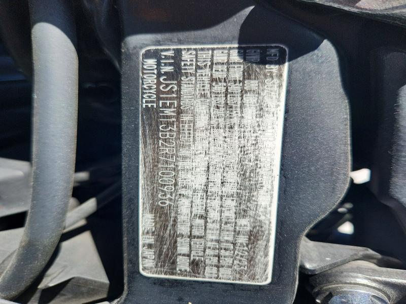 2024 Suzuki Gsx VIN JS1EM13B2R7100936 COPART salvage auction — ROLLOVER, TX - SALVAGE VEHICLE TITLE, sold $675 on 2026-09-08 (photo 9)