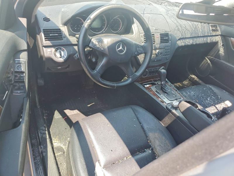 2011 Mercedes-benz C class VIN WDDGF8BB8BR167270 COPART salvage auction — ROOF, PA - CERT OF SALV-R=RECONSTRUCTED, sold $400 on 2026-08-13 (photo 8)