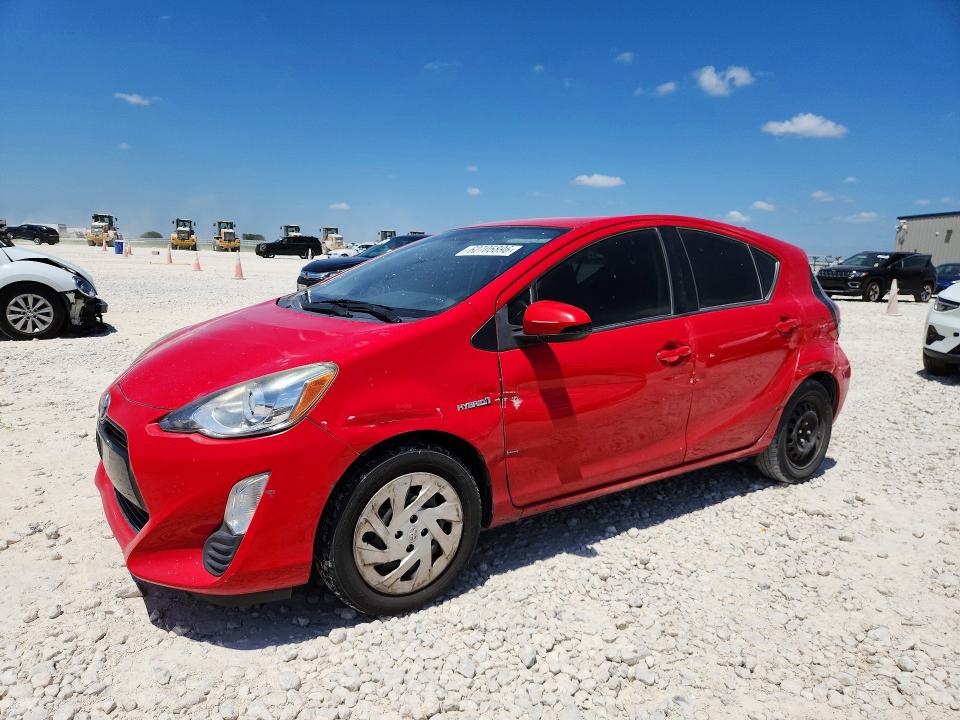2016 Toyota Prius c VIN JTDKDTB34G1139722 COPART salvage auction — SIDE, Mt - Certificate Of Title, sold $2,650 on 2026-08-20 (photo 1)