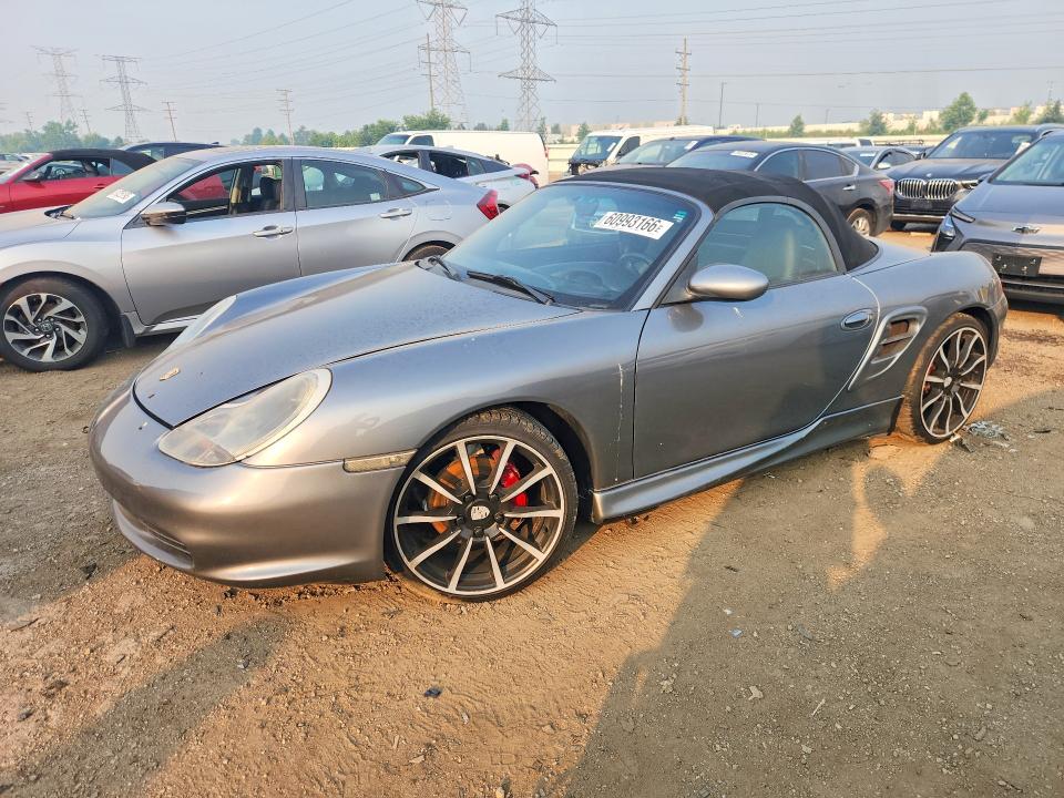 2004 Porsche Boxster VIN WP0CA29884U620673 COPART salvage auction — MINOR DENT/SCRATCHES, Il - Salvage Certificate, sold $3,800 on 2026-08-18 (photo 1)