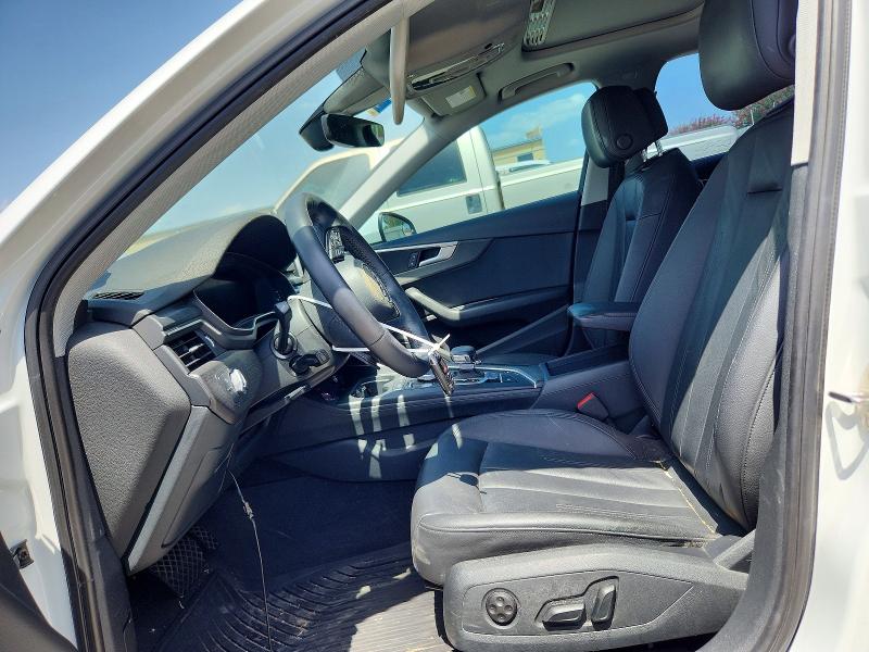 2018 Audi A4 VIN WAUKMAF42JN016103 COPART salvage auction — FRONT END, Tx - Salvage Vehicle Title, sold $175 on 2026-09-10 (photo 7)