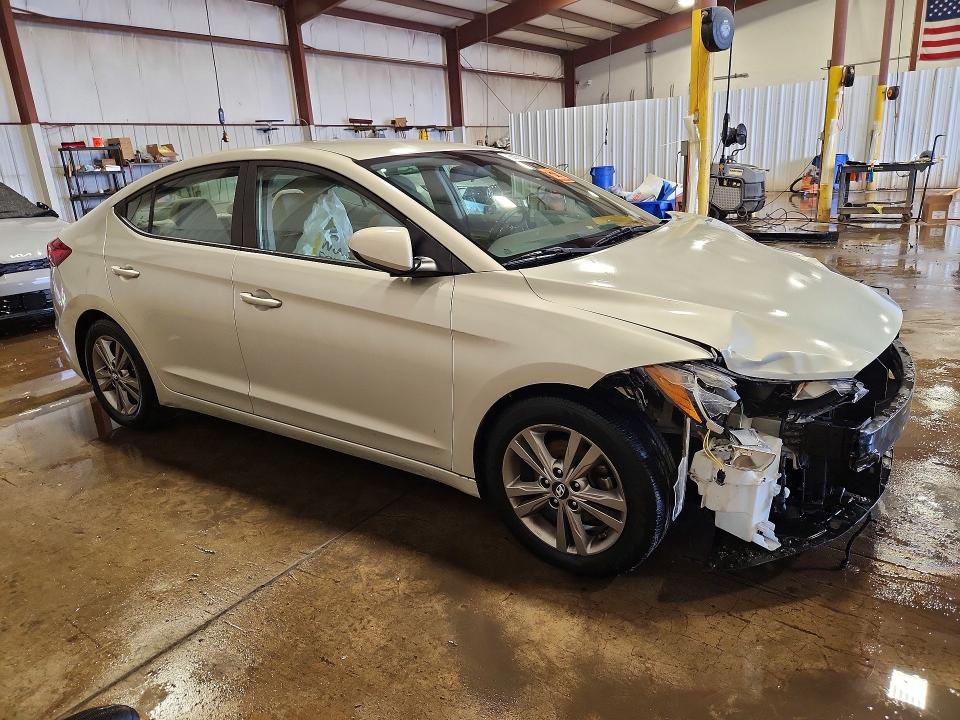 2017 Hyundai Elantra VIN KMHD84LF1HU102599 COPART salvage auction — FRONT END, Pa - Certificate Of Salvage, sold $1,100 on 2026-07-28 (photo 4)
