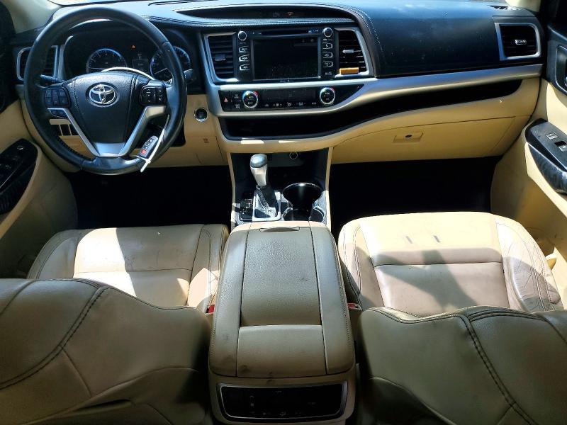 2014 Toyota Highlander VIN 5TDJKRFH5ES065334 COPART salvage auction — FRONT END, Ma - Cert Of Title-Reconstrctd Coll, sold $6,400 on 2026-07-16 (photo 8)