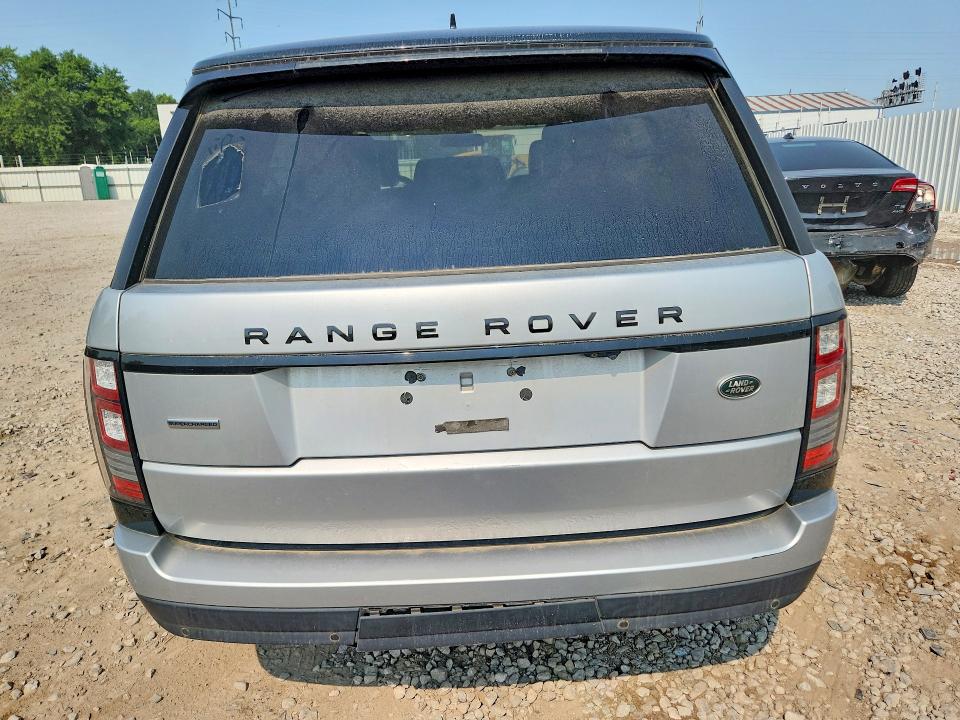 2016 Land rover RANGE ROVER VIN SALGS2EF3GA262996 COPART salvage auction — MINOR DENT/SCRATCHES, Oh - Certificate Of Title (P), sold $6,800 on 2026-07-24 (photo 6)