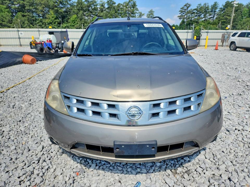 2003 Nissan Murano VIN JN8AZ08T73W107013 COPART salvage auction — REAR END, Ga - Cert Of Title-Salvage, sold $275 on 2026-07-28 (photo 5)