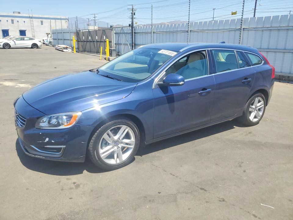 2015 Volvo V60 VIN YV126MED8F1192212 COPART salvage auction — FRONT END, Ca - Salvage Certificate, sold $1,900 on 2026-08-26 (photo 1)