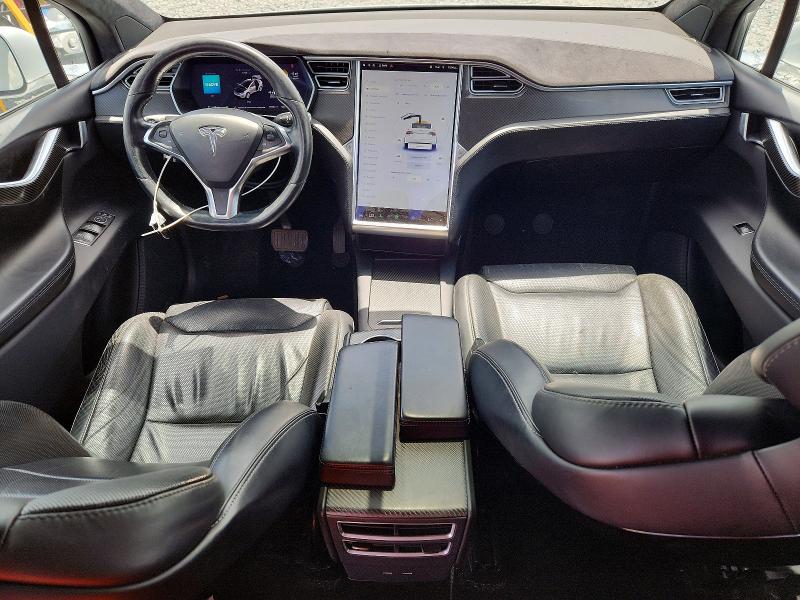 2016 Tesla Model x VIN 5YJXCBE2XGF027827 COPART salvage auction — FRONT END, MA - CERTIFICATE OF TITLE (P), sold $6,900 on 2026-07-31 (photo 8)